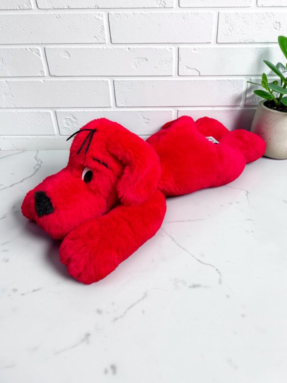 Scholastic Clifford The Big Red Dog Plush 21" Red Vintage 1997 Side Kicks